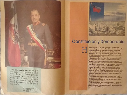 Texto Consulta Plebiscito Constitución 1980, Dinacos (Usado)