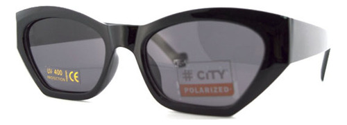 Lentes De Sol City 17512 Diseño Negro C1