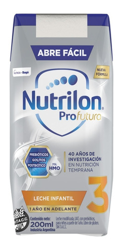 Imagen 2 de 6 de Leche Nutrilon Profutura 3 X Pack De 24 Bricks 200ml