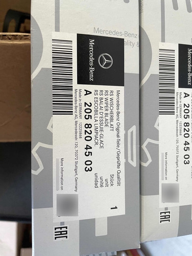 A2058204503 Par Palhetas Original C200 Glc250 Eqc Mercedes
