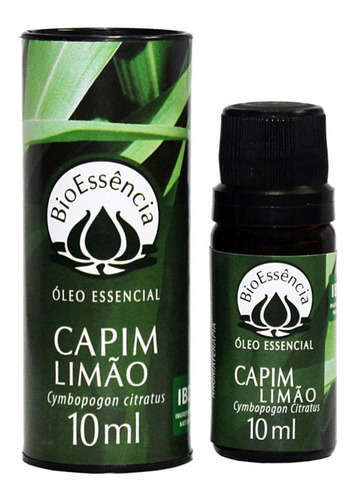 Óleo Essencial De Capim Limão / Lemongrass 10ml Bioessência