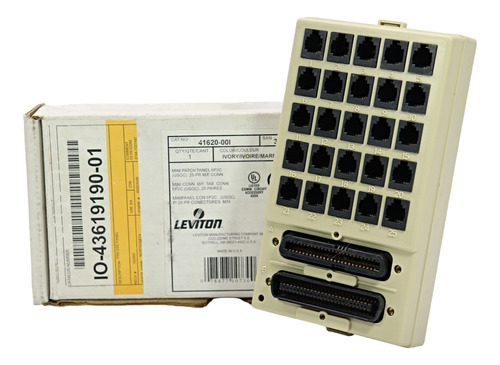 Mini Panel De Conexión 6p2c Leviton 41620-l ¡oferta!