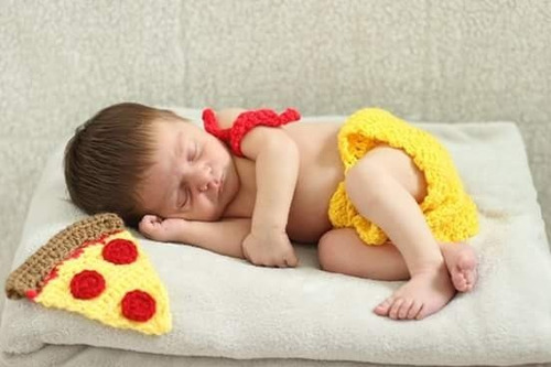 Imagem 3 de 5 de Tartaruga Ninja Conjunto Newborn Em Croche - Cosplay Prop