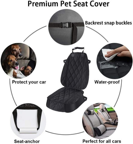 Asfrost 600d Waterproof Pet Seat Cover