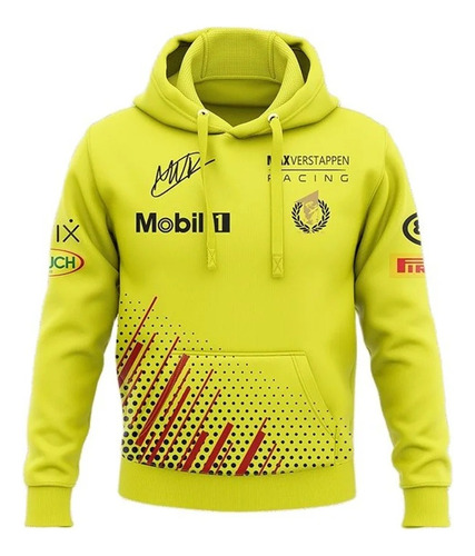 Sudadera Estampada Con Capucha 3d Del Campeón Mundial De F1