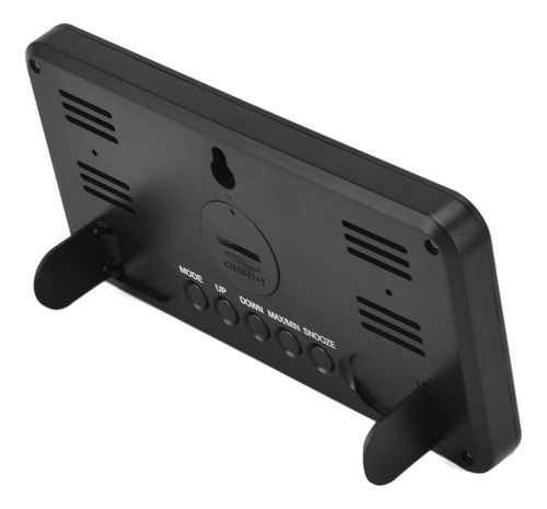 Reloj Digital De Temperatura Y Humedad Montado En La Pared C