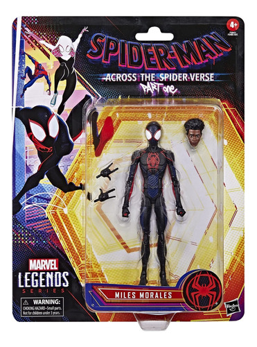 Figura Spider-man Marvel Legends Miles Morales Spiderverse