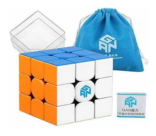 Magic Cube profesional, 3 x 3 x 3 x 3, Gan 354 M V2, estructura magnética a color, sin pegatinas