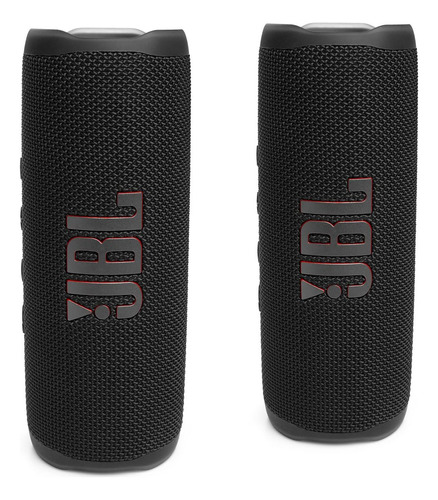 Pack De 2 Jbl Flip 6 Altavoces Bluetooth Portátiles Impermea Color Negro 110v