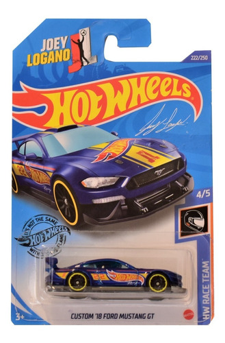 Hot Wheels Joey Logano - Custom 18 Ford Mustang Gt