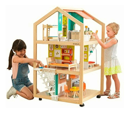 So Stylish Mansion Dollhouse With Ez Kraft Assembly