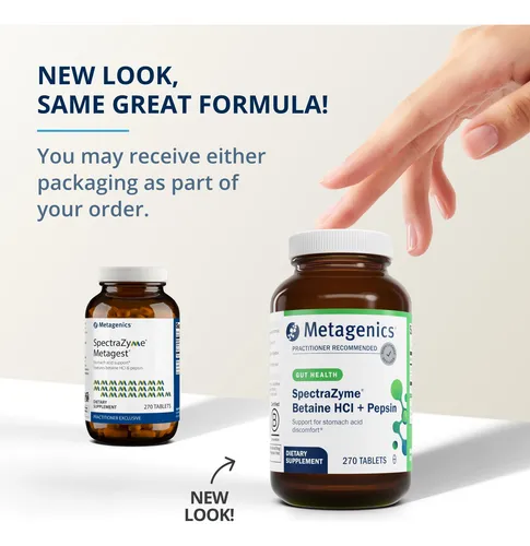 Suplemento Metagenics Spectrazyme® Metagest® Stomach Acid Su