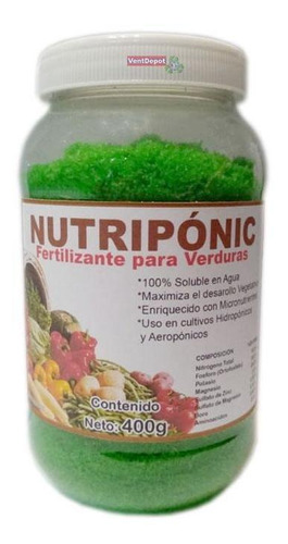 Solución Nutritiva Para Acelga, Mxgni-002, 400g, 100% Solub