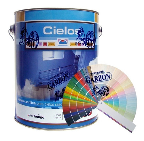 20l Pintura Elbex Cielos Antihongo Colores Pastel A Eleccion