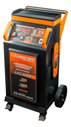 Cargador De Batería 6-12-24v Arrancador 750a Lusqtoff Black