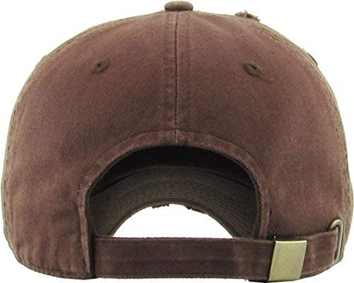 Kbethos Vintage Washed Envejecido Algodón Dad Hat Gorra De B