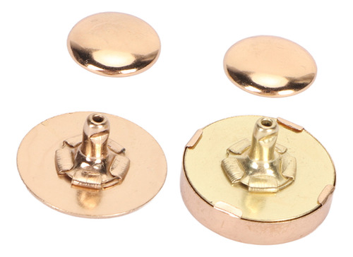 Cierre De Bolso, 50 Juegos De Broches Con Botones, 18 X 5 Mm