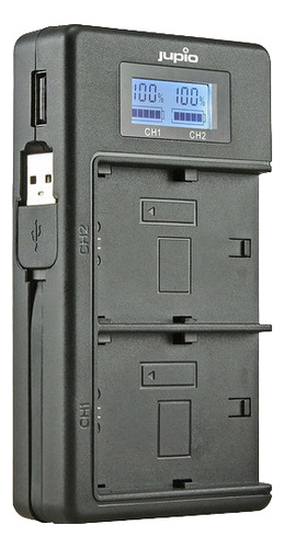 Usb Lcd Display Dual Battery Charger Cargador Doble Lp-e8