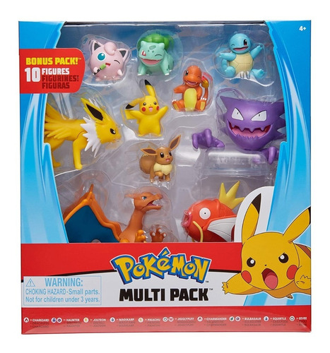 Pokemon Set De 10 Figuras De Batalla Edicion Charizard