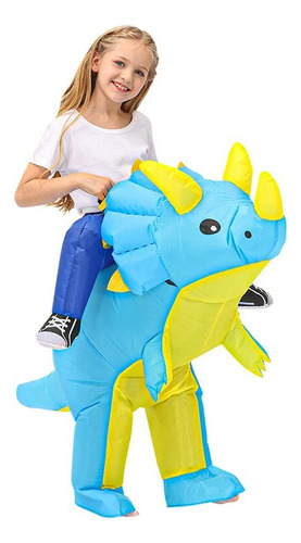N Disfraz Inflable De Dinosaurio Para Niños, Triceratops,