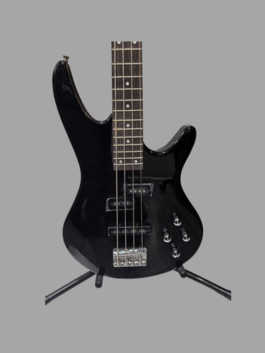 Bajo Electrico Mccartney Tipo Ibanez Pasivo 4 Cuerdas Negro Acabado Del Cuerpo Barnizado Orientación De La Mano Diestro