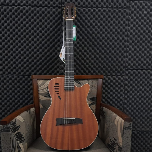 Imagem 2 de 9 de Violao Marques Vn-11mgseq Flat Nylon Mahogany Fosco Ativo