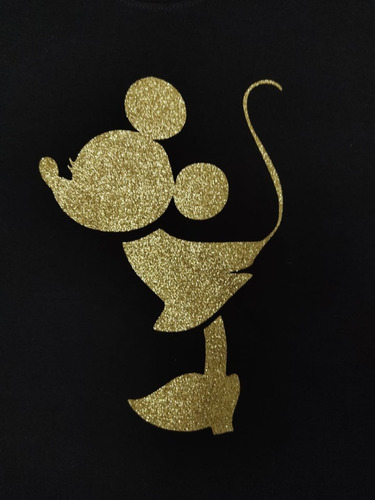 Playeras Pareja Mickey Minnie Mouse Disney Set Par Glitter