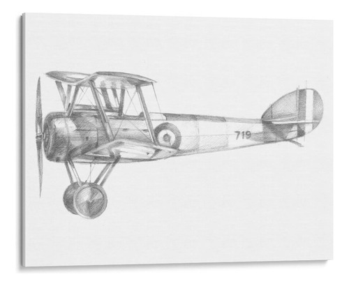 Canvas Lab Cuadro Vuelo Técnico V 40x30, Ethan Harper