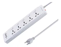 Comprar Regleta De Enchufes Universal Fanlide Con Usb C, 5 Tomacorri
