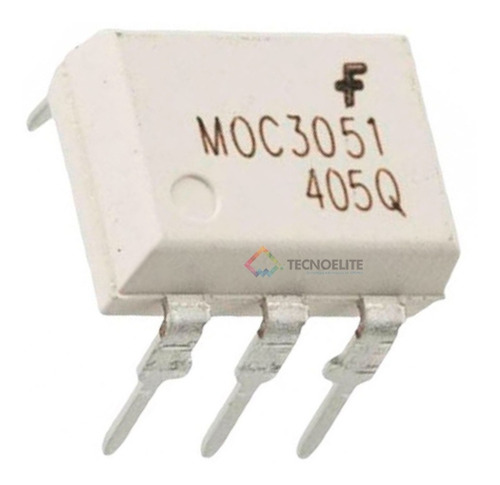 2 X Moc3051 Optoacoplador Con Triac 600v Dip6