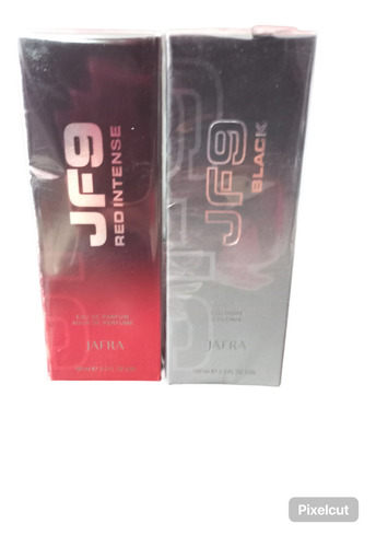 Jafra Jf9 Set 2 Perfumes 1 Jf9 Red Intenso +jf9 Black 100ml