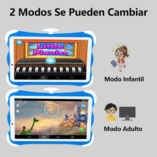 Tablet Infantil Android De 7 Polegadas De 64 Gb Com Capa Sim
