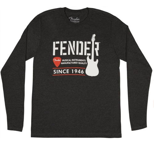 Camisa Masculina Fender Industrial Us Manga Longa Original