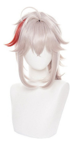 Peluca De Fiesta De Cosplay Genshin Impact Kazuha, 35 Cm