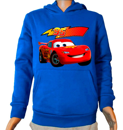  Buzo Canguro  Cars Rayo Mcqueen Excelente Calidad 3 Diseños