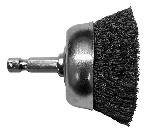 Cepillo Para Polvo De Alambre De Copa Prensada Gruesa