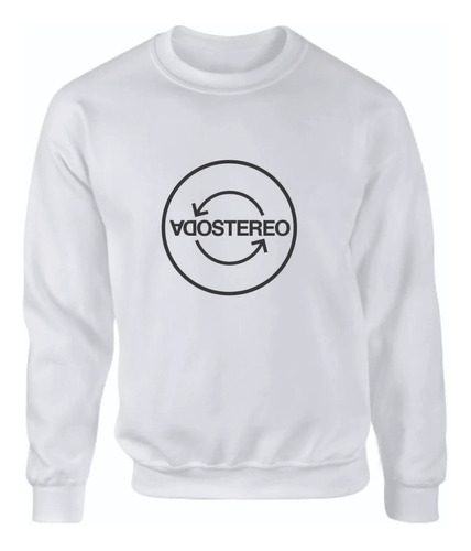 Sudadera Lisa Soda Stereo Logo Rock