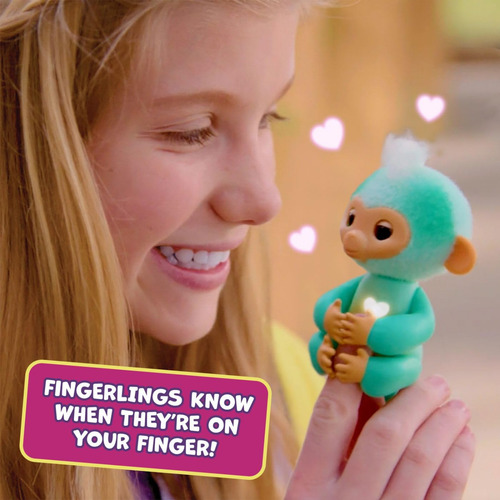 Juguete Interactivo Fingerlings Charli 70 Sonidos Bebe Mono