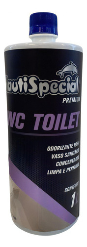 Odorizante P/ Vaso Sanitário Nautispecial 1 Litro Wc Toilet Cor Branco