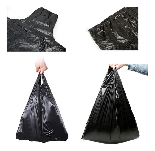 Bolsas Plásticas Tipo Camiseta 70x60 100 Unidades. Empaka