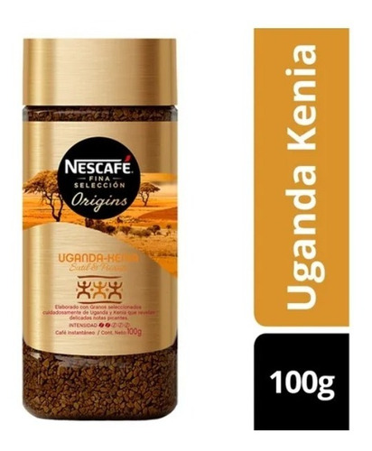 Café Nescafé Fina Selección Uganda Kenia 100g