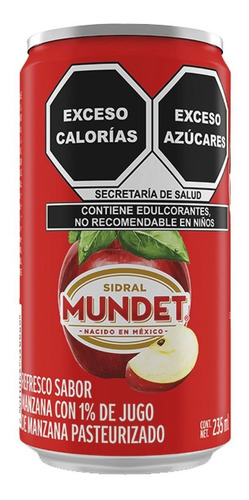 Refresco Sidral Mundet Sabor Manzana 235ml