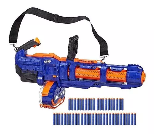 Nerf N-Strike - Elite - Titan CS-50 - E4026 - Hasbro - Real Brinquedos