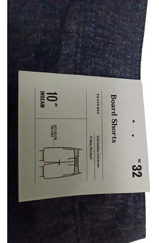 Bermuda Talla 32 Pantalón Corto Goodthreads Short