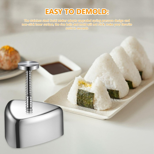 Q Molde De Bola De Arroz Molde Onigiri Herramienta De