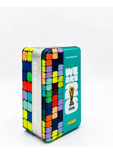 Lata De Cards Vazia Coleção Adrenalyn Xl Copa Do Mundo 26