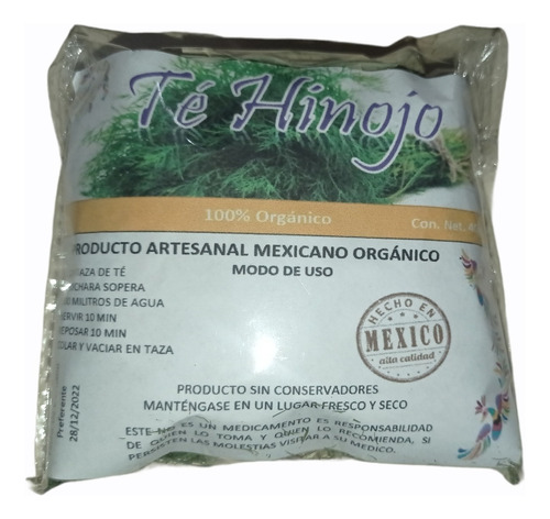 Té Hinojo 100% Natural Productos Tenango