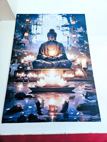 Cuadro Buda Luz 60x90cm Memeca Deco