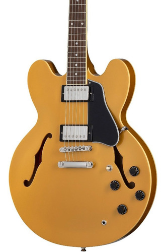 Imagen 2 de 8 de EpiPhone Es-335 Traditional Pro Semi-hollow Metallic Gold