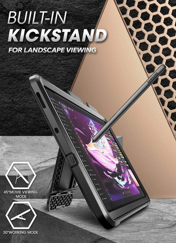 Case Funda 360° Supcase Para Galaxy Tab S6 Lite P613 P619